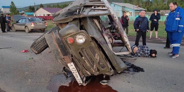 В Богучанах нетрезвый водитель устроил жесткое ДТП.