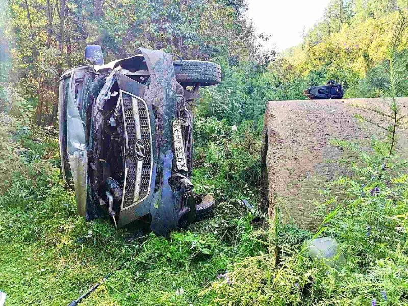 ДТП произошло на 200-м километре автодороги «Канск-Абан-Богучаны».